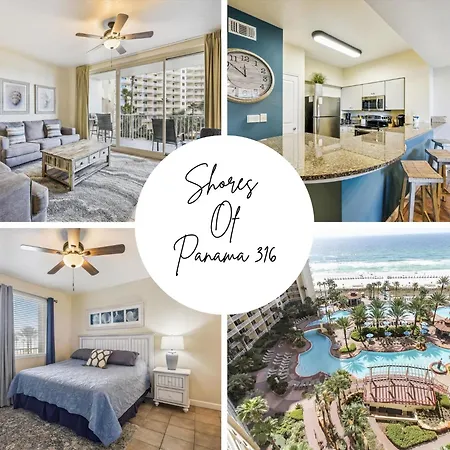 Shores Of Panama 316 - 3Rd Floor 1 Bedroom, Sleeps 6, Reserved Parking Space, Free Daily Fun! Condo